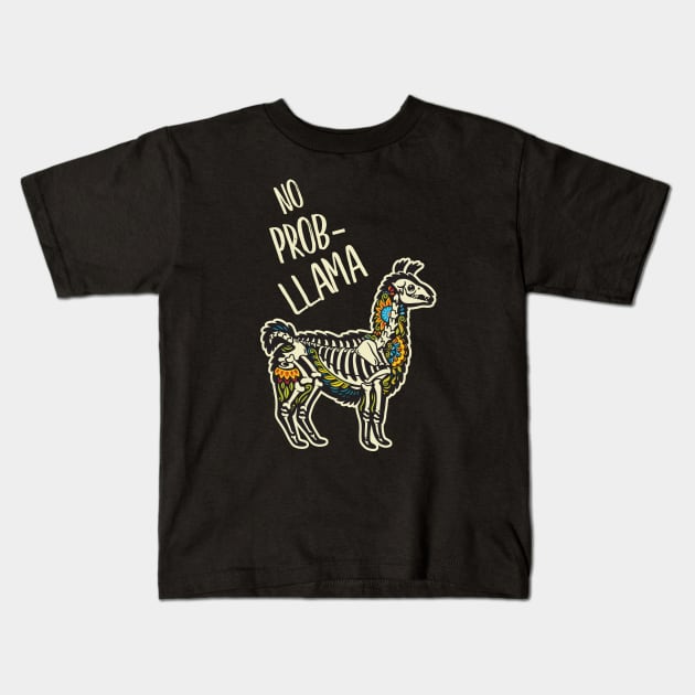 No prob-llama! Kids T-Shirt by PenguinHouse